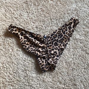 Pink leopard cheeky bottom